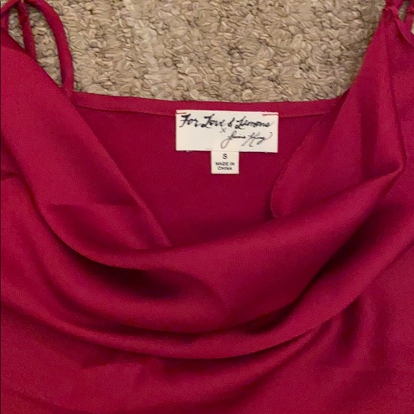 For Love and Lemons silk top - Picture 2 of 4